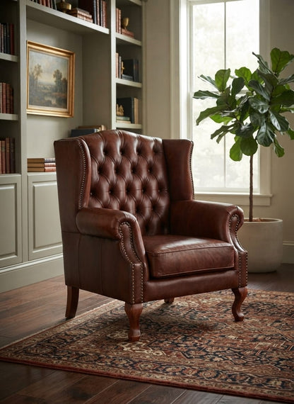 The Chesterfield Heritage Burnished Leather Chair