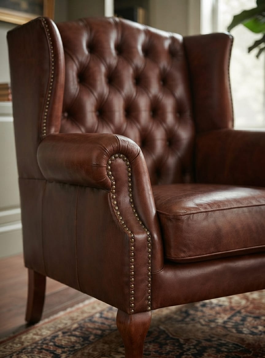 The Chesterfield Heritage Burnished Leather Chair