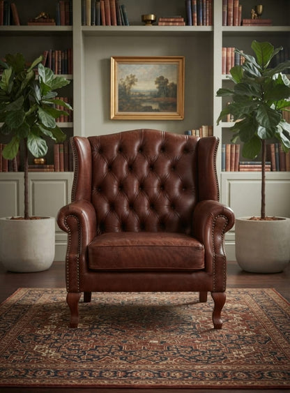 The Chesterfield Heritage Burnished Leather Chair