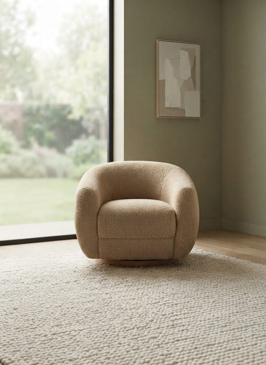 The Cocoon Swivel Club Single Sofa Chair