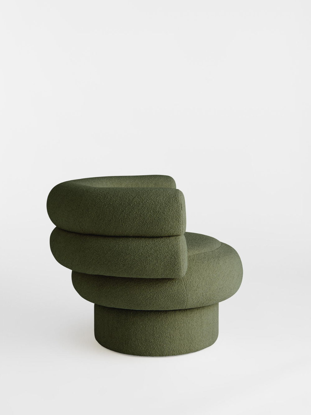 Orbit Luxe Tubular Bouclé Armchair